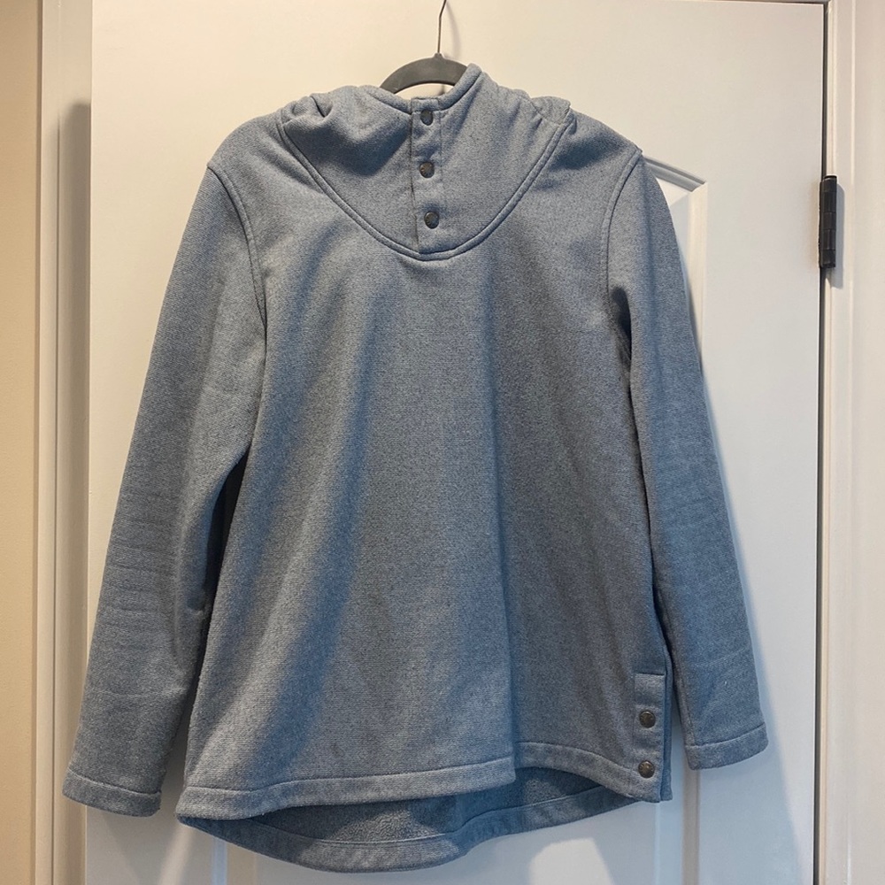 North Face Hooded Fleece Pullover, Large